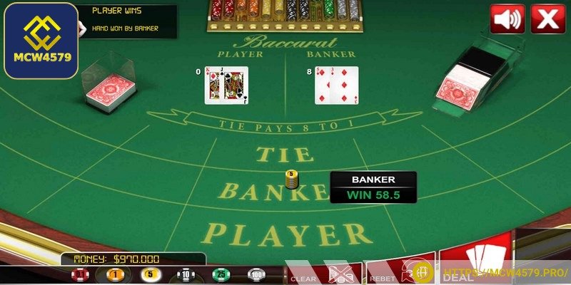 Game bài đổi thưởng Baccarat cung cấp nhiều lựa chọn thú vị