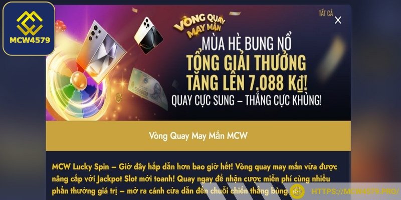 Bạn tìm kiếm các chương trình có nội dung tặng vòng quay miễn phí
