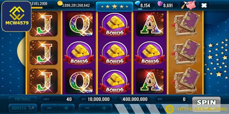 Nếu thắng jackpot có thể nhận mức xu không giới hạn
